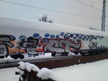 Graffiti Train - Photo by akacier44 - FRS, CT, 94