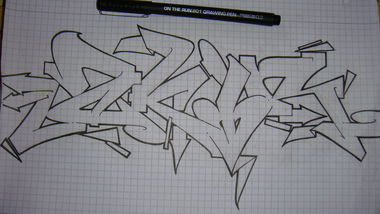 Graffiti Sketch - Photo by akacier44 - FRS, 94, AKIR