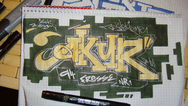 Graffiti Sketch - Photo by akacier44 - FRS, 94, AKIR