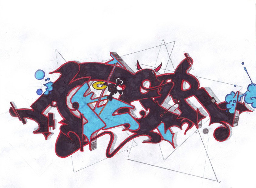 Graffiti Sketch - Photo by aker156 (2013)