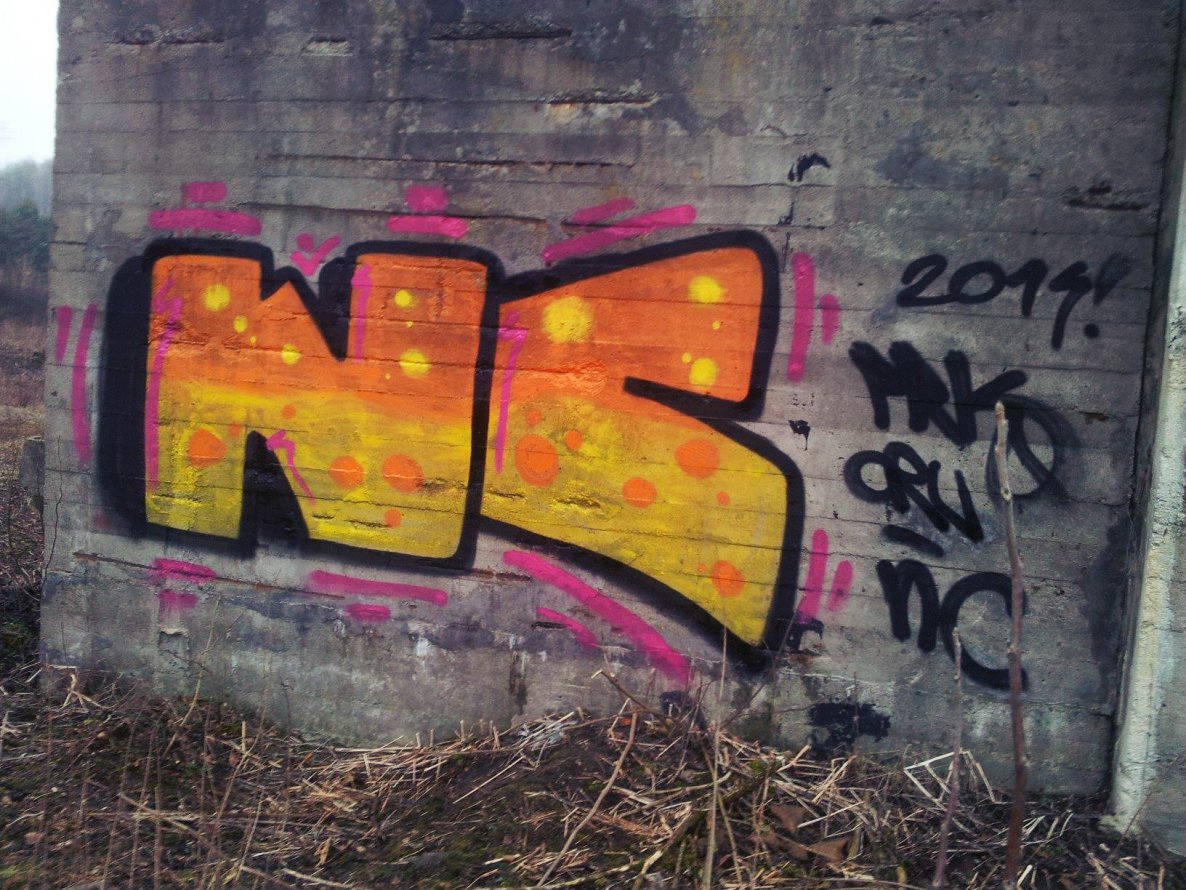Graffiti Bombing in Bestwinka - Photo by akoneNC - NC, PRK, CREW (2014)