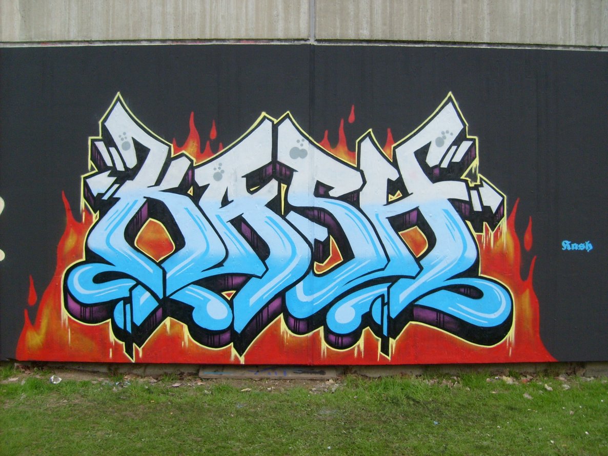 Graffiti Wall in Dortmund - Photo by alcapone - kash