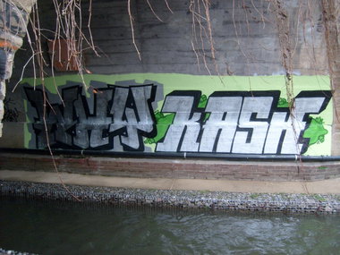 Graffiti Wall in Dortmund - Photo by alcapone - why, kash
