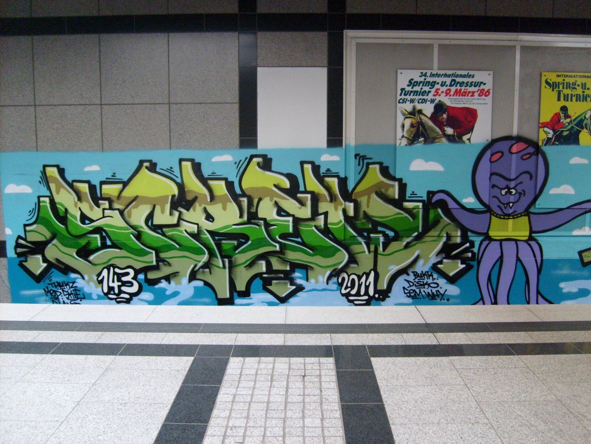 Graffiti Wall in Dortmund - Photo by alcapone - screw