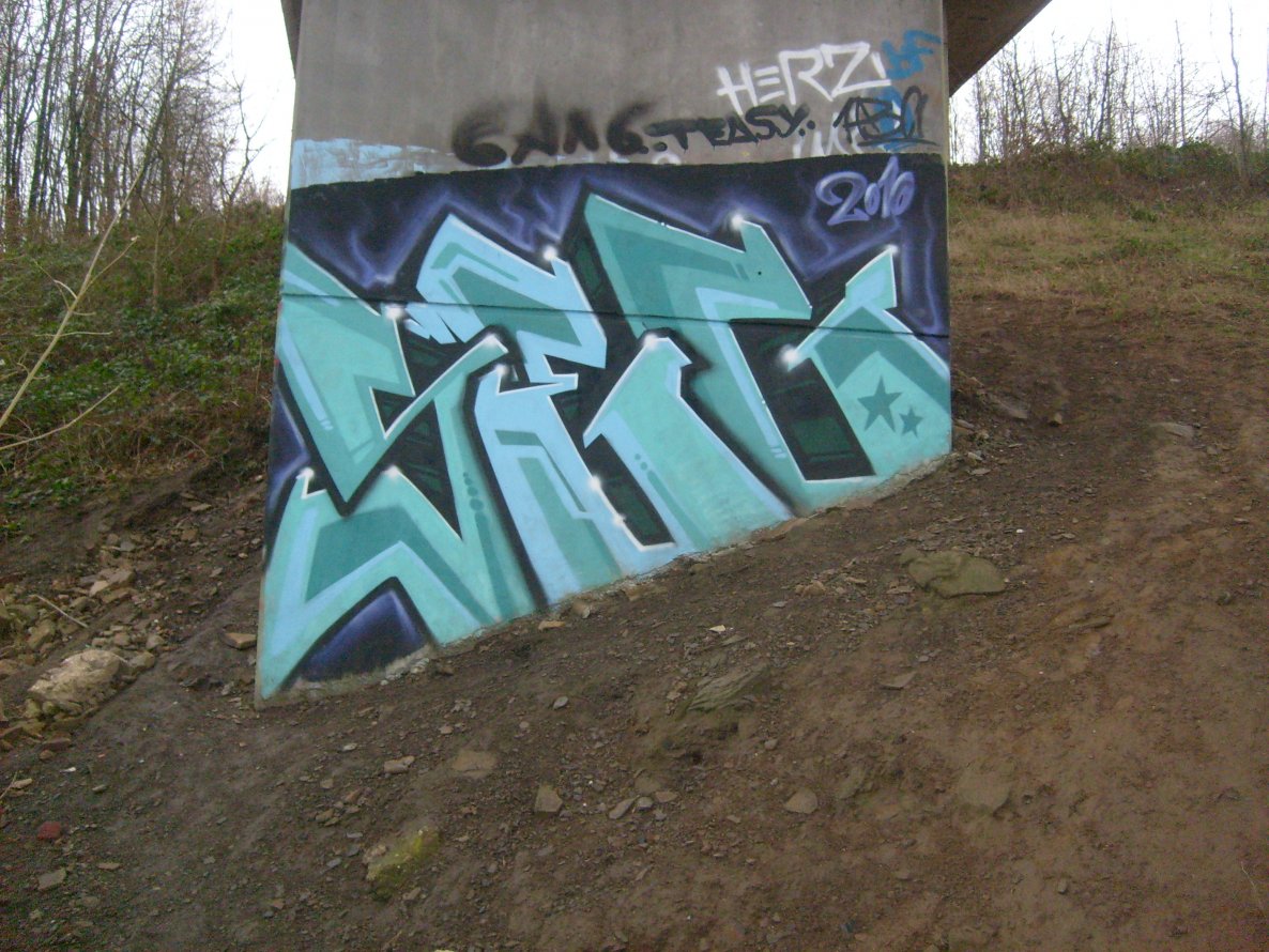 Graffiti Wall in Dortmund - Photo by alcapone - seg