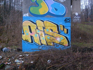 Graffiti Wall in Dortmund - Photo by alcapone - ais