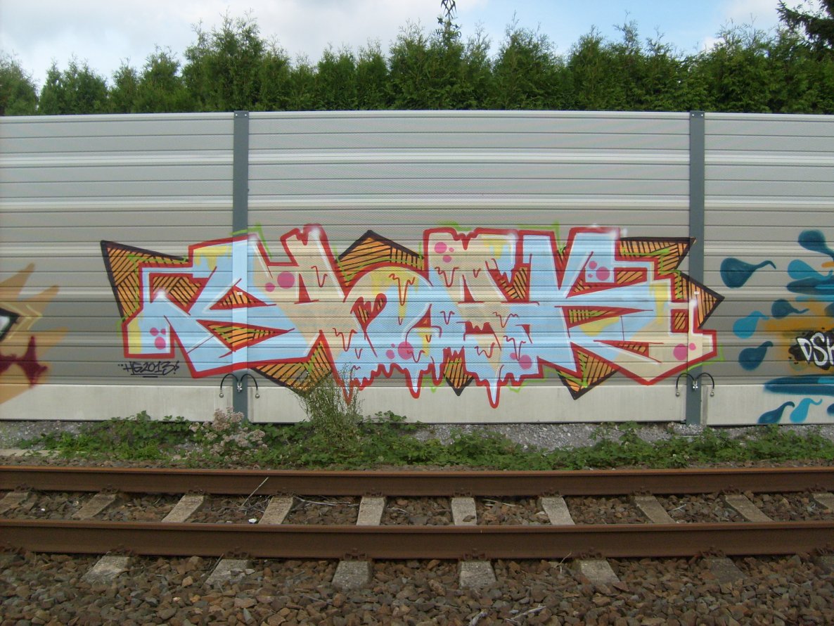 Graffiti Wall in Dortmund - Photo by alcapone - shak