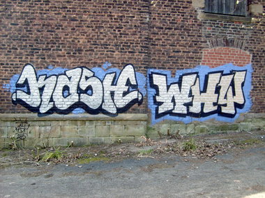 Graffiti Wall in Dortmund - Photo by alcapone - kash, why