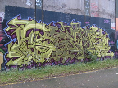 Graffiti Wall in Dortmund - Photo by alcapone - grims