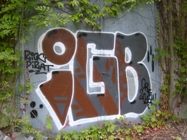 Graffiti Wall in Dortmund - Photo by alcapone - igb, rick, pirat