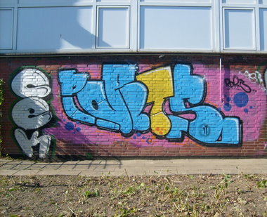 Graffiti Wall in Dortmund - Photo by alcapone - ports, cek