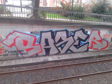 Graffiti Bombing in Dortmund - Photo by alcapone - baser, gbr
