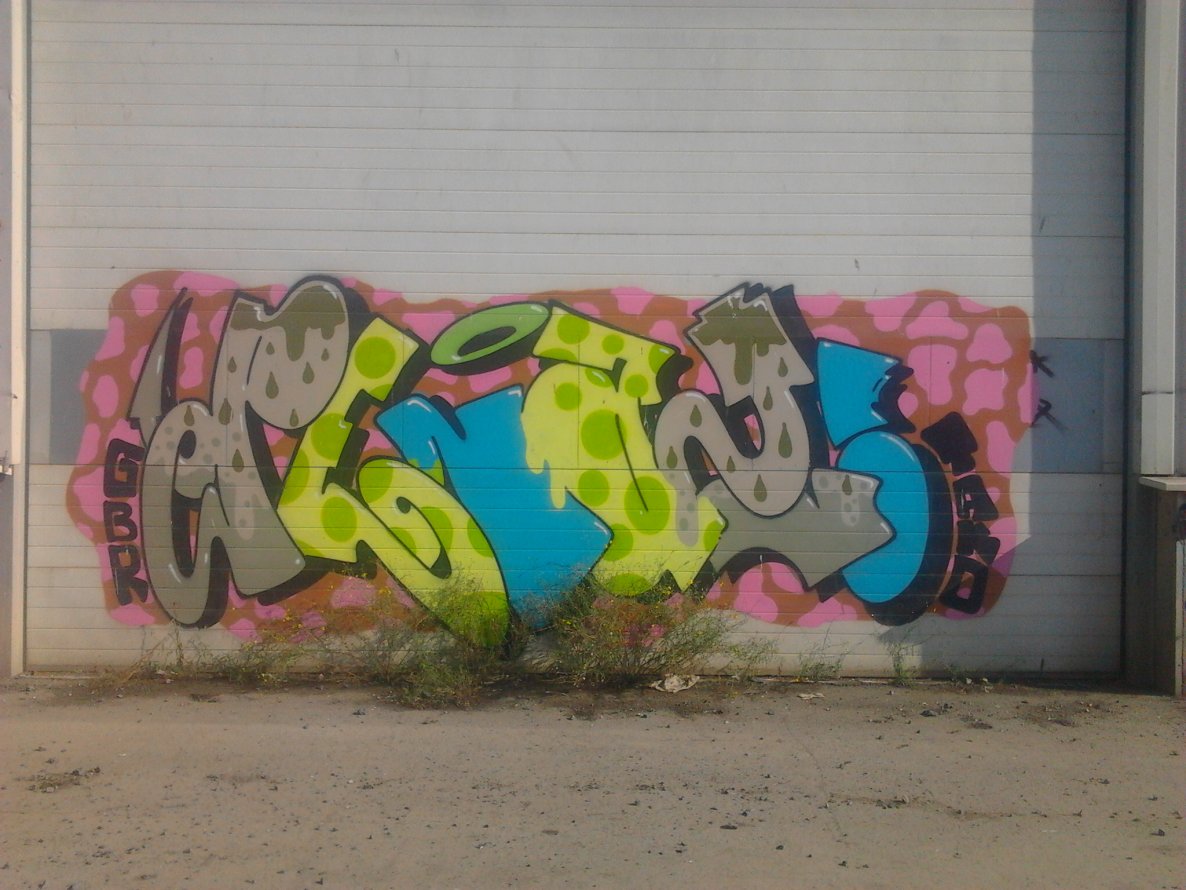 Graffiti Wall in Dortmund - Photo by alcapone - penat, gbr, tako