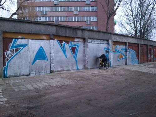 Graffiti Bombing in Szczecin - Photo by alcer