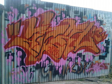 Graffiti Wall in Szczecin - Photo by alcer - .