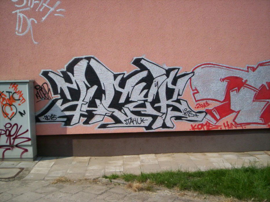 Graffiti Bombing in Szczecin - Photo by alcer