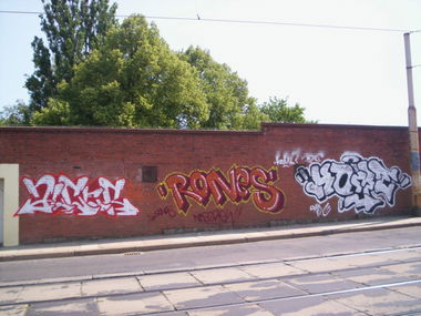 Graffiti Wall in Szczecin - Photo by alcer