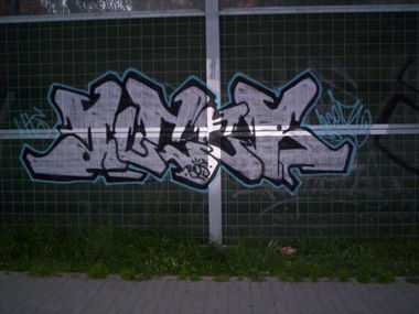 Graffiti Bombing in Szczecin - Photo by alcer