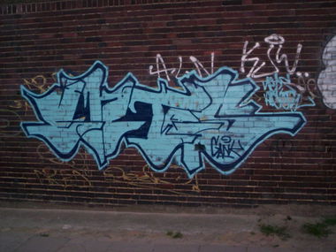 Graffiti Bombing in Szczecin - Photo by alcer