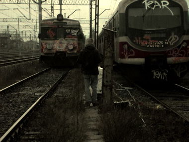 Graffiti Train - Photo by alcer