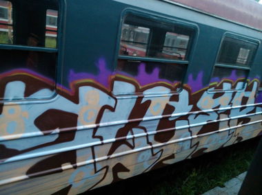 Graffiti Train - Photo by alcer - lipa