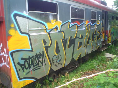 Graffiti Train - Photo by alcer