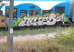 Graffiti Train - Photo by alcer