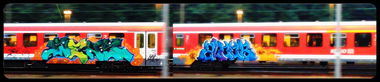 Graffiti Train - Photo by alcer