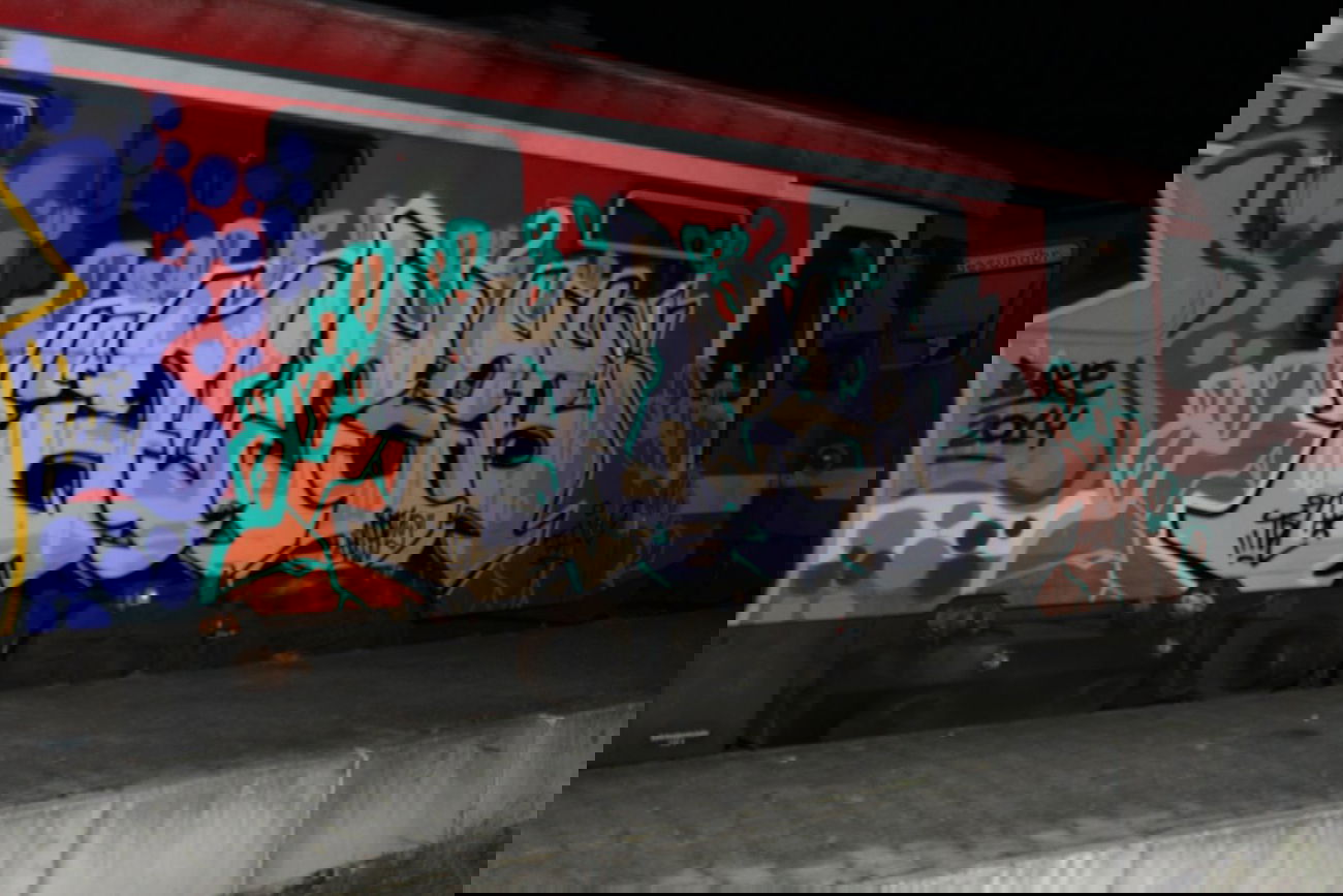 Graffiti Train - Photo by alcer