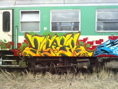 Graffiti Train - Photo by alcer