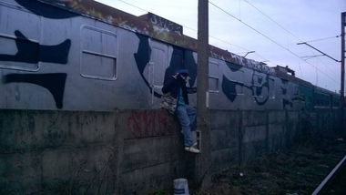 Graffiti Train - Photo by alcer