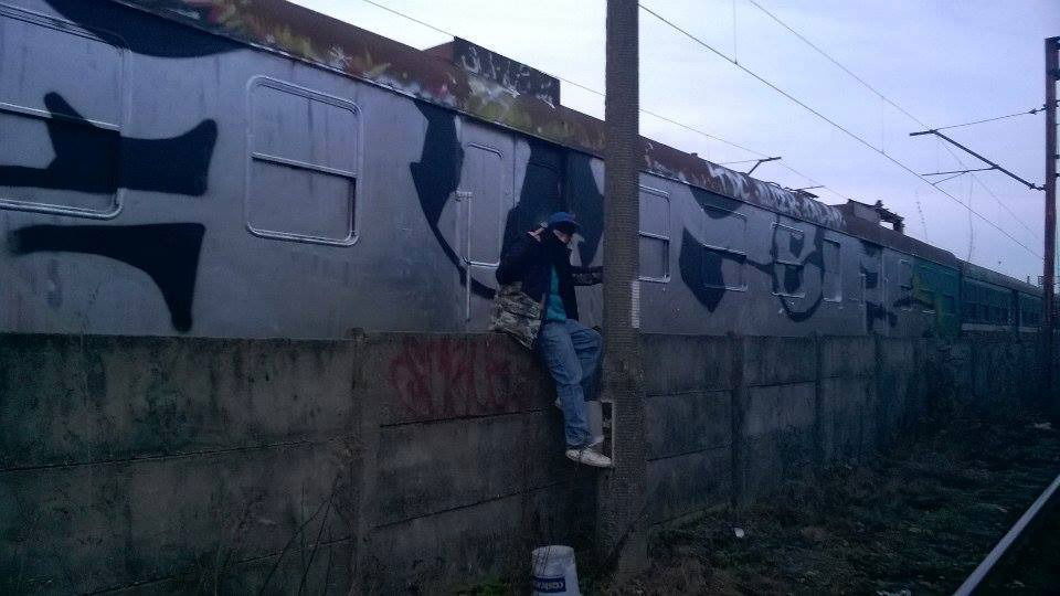 Graffiti Train - Photo by alcer