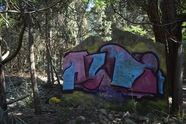 Graffiti Wall in Kroatien - Photo by aldy - aldi, croatia, salzburg (1997)