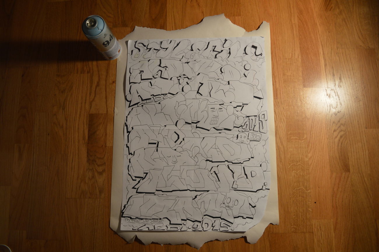 Graffiti Sketch - Photo by aldy - aldi, austria, sketch (2015)