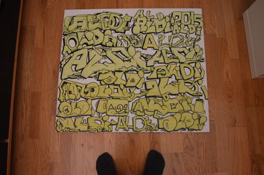 Graffiti Sketch - Photo by aldy - aldi, aldy, leinwand.canvas (2015)