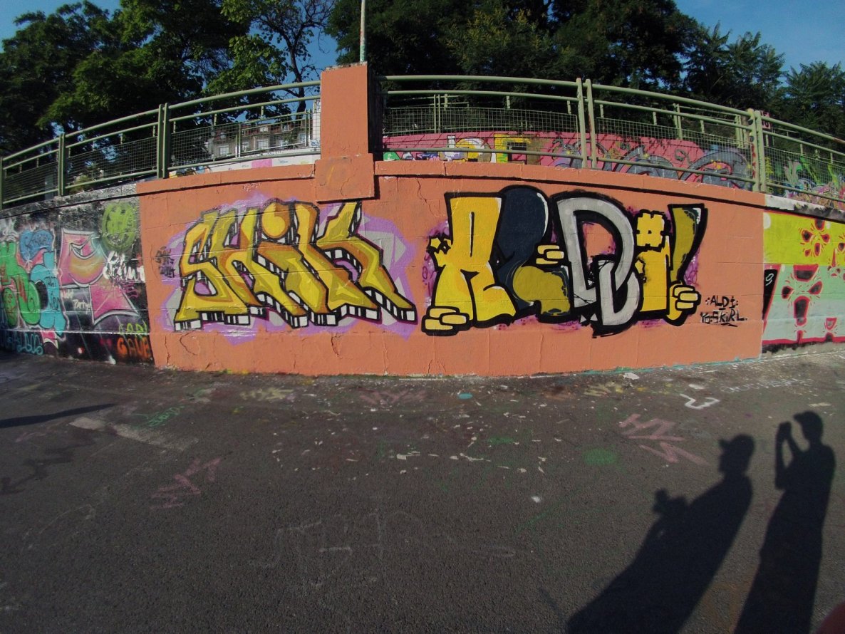 Graffiti Wall in Wien - Photo by aldy - aldi, shik, 2014 (2014)