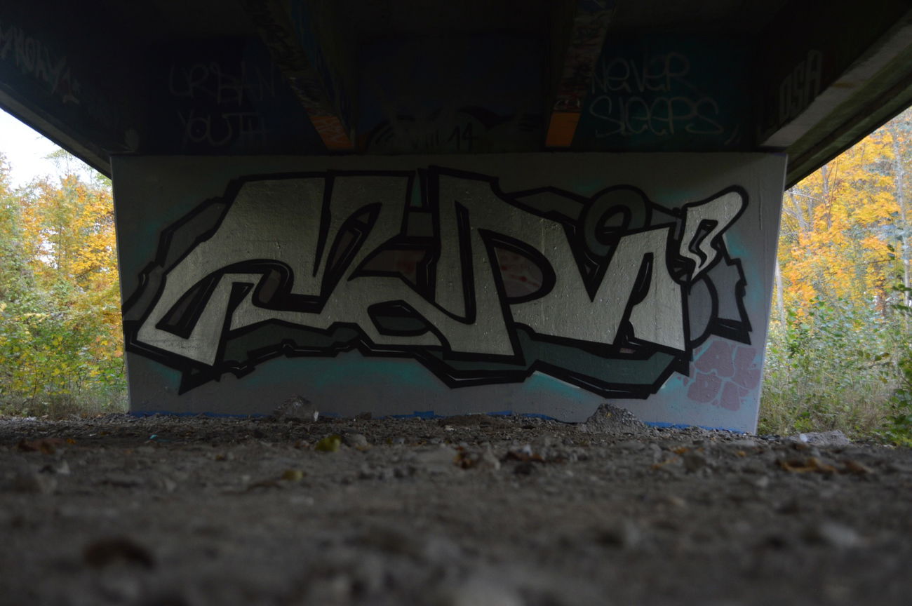 Graffiti Wall - Photo by aldy - aldi, vienna, salzburg (2015)