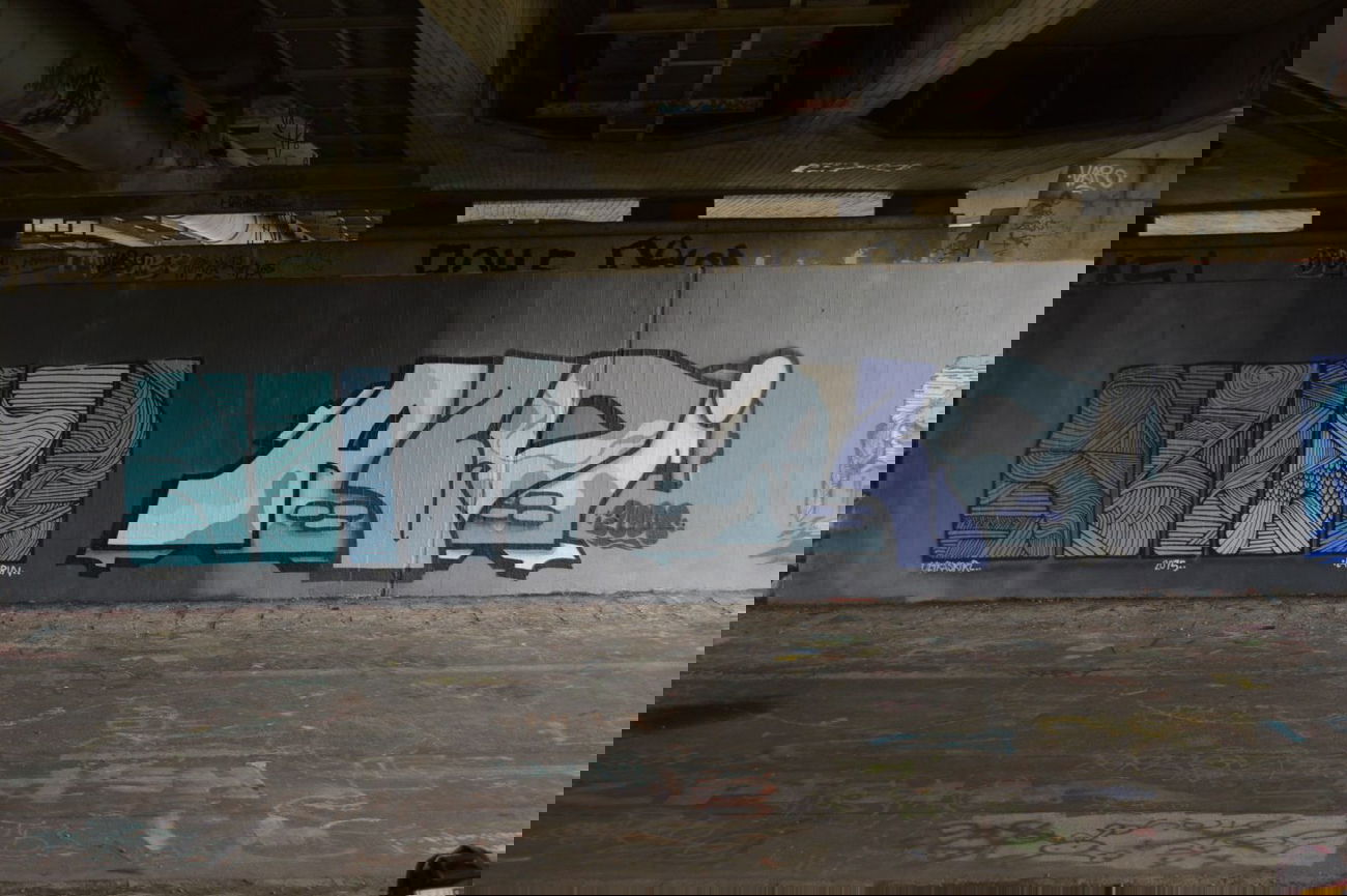 Graffiti Wall in Wien - Photo by aldy - aldi, Skirl, vienna (1998)