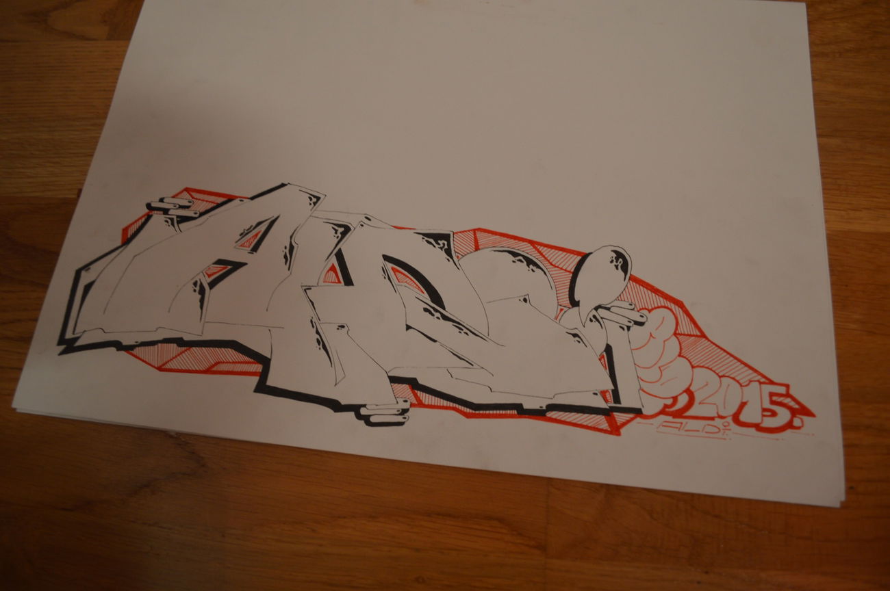 Graffiti Sketch - Photo by aldy - aldi, salzburg, sketch (2015)