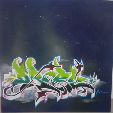 Graffiti Sketch - Photo by alligatorhater - canvas, drobe, 46 (2014)