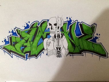 Graffiti Sketch in Turkey - Photo by alone93 (2021)