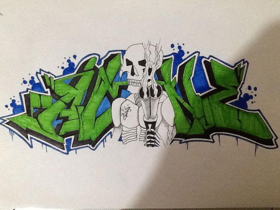 Graffiti Sketch in Turkey - Photo by alone93 (2021)