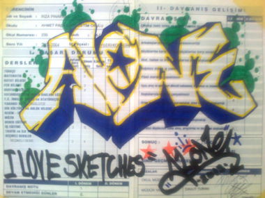 Graffiti Sketch in Turkey - Photo by alone93 - graffiti, graffporn, sketch (2015)
