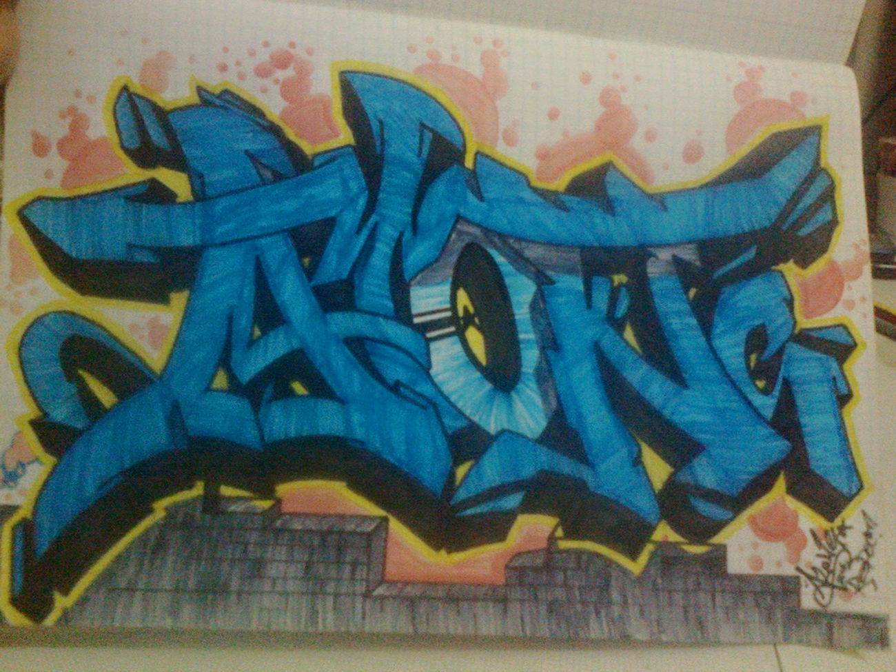 Graffiti Sketch in Turkey - Photo by alone93 - graffiti, graffporn, sketch (2015)