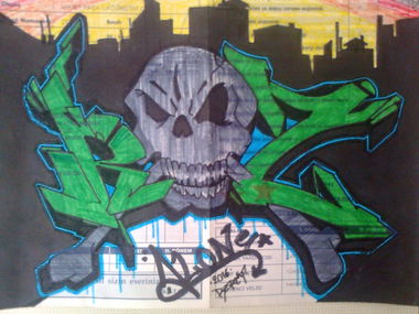 Graffiti Wall in Turkey - Photo by alone93 - graffiti, graffporn, sketch (2015)