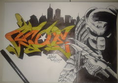 Graffiti Sketch - Photo by alone93 (2020)
