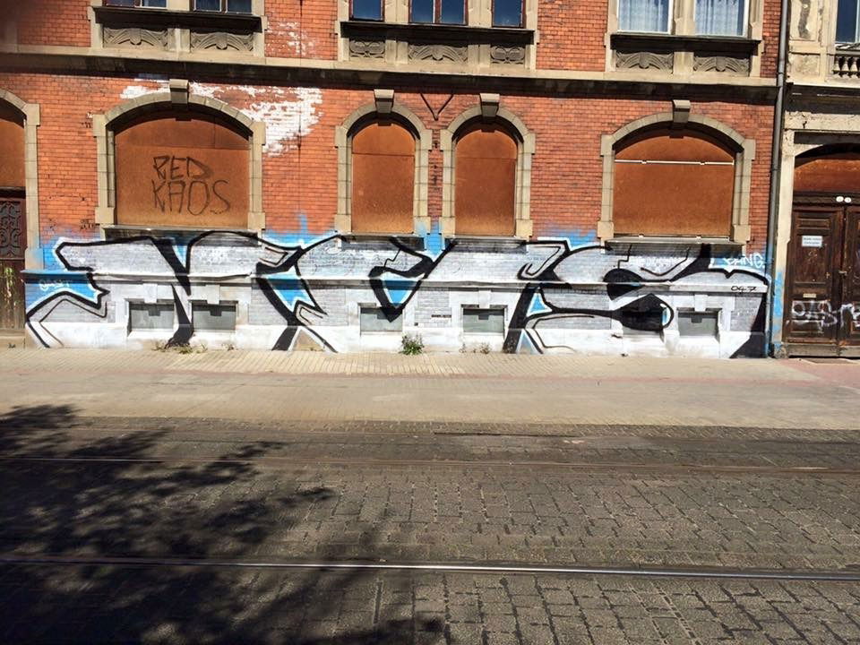 Graffiti Bombing - Photo by alteshaus - nvs, zwickau (2015)