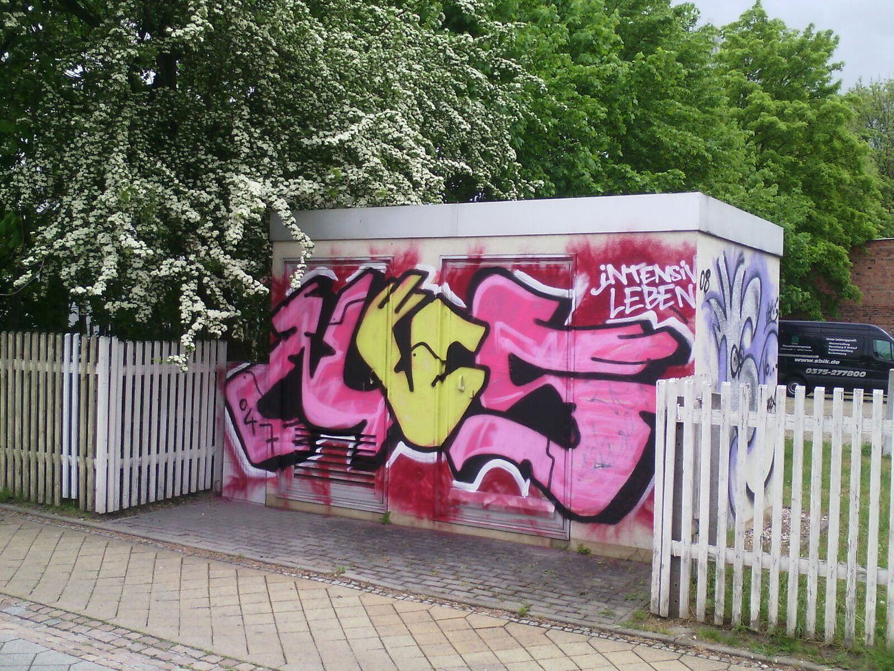 Graffiti Bombing - Photo by alteshaus - nvs, zwickau (2016)