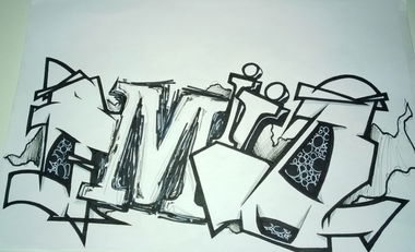 Graffiti Sketch - Photo by amiq - amiq, amig, amik (2013)