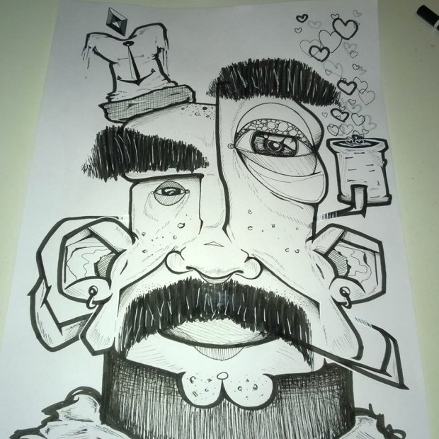 Graffiti Sketch - Photo by amiq - amiq, amig, amik (2014)